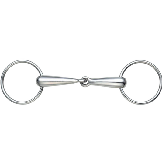 559 Shires Hollow Mouth Loose Ring Snaffle