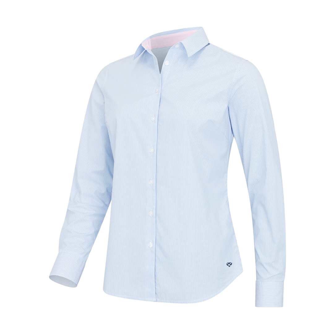 Hoggs Of Fife Ladies Ingliston Stretch Stripe Shirt