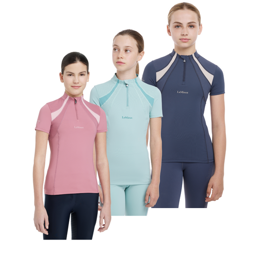 LeMieux Young Rider Short Sleeve Mia Mesh Base Layer