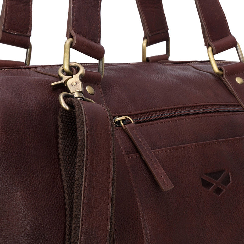 Hoggs Of Fife Monarch Leather Holdall
