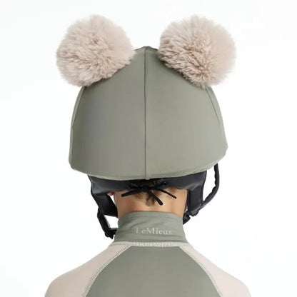 LeMieux Mini Double Pom Hat Silk AU25