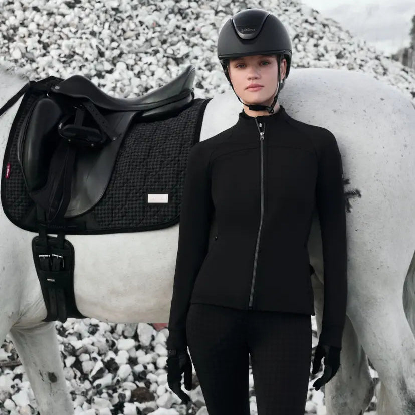 Lemieux Aspen Brushed Zip Through Jacket Black