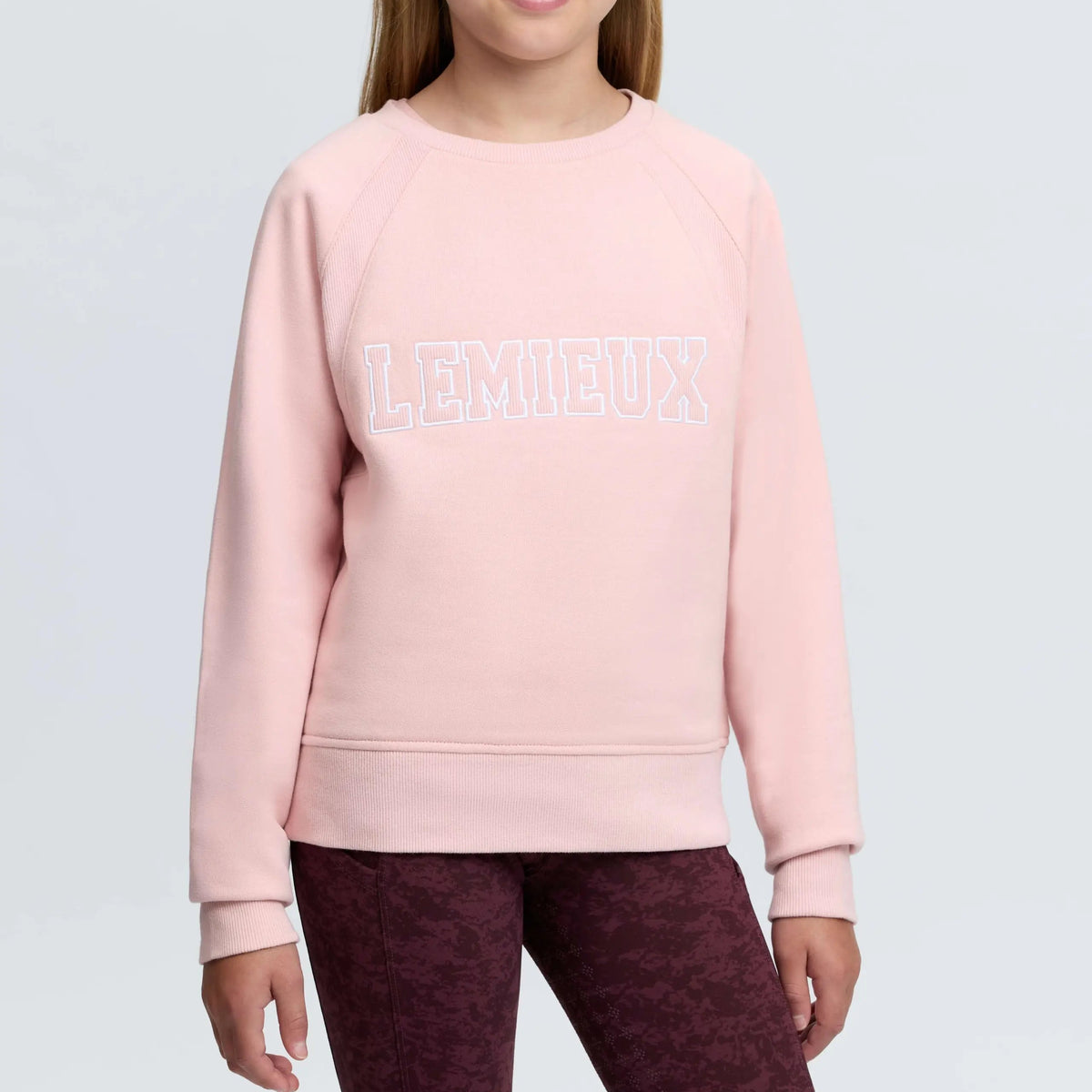 LeMieux Young Rider Shay Varsity Crew Petal