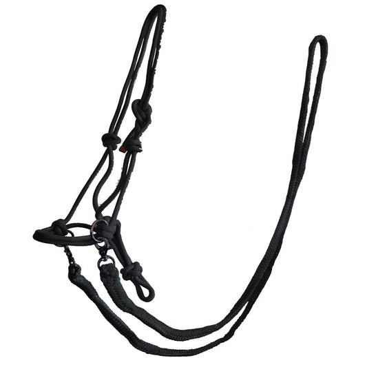 Medway Rope Halter with Reins Pony ( bitless bridle)