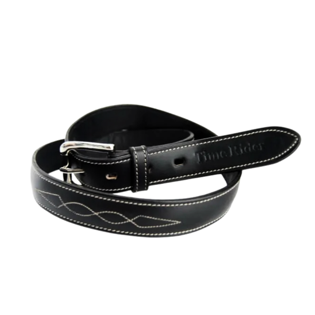 Stationata Contrasted Stitching Belt