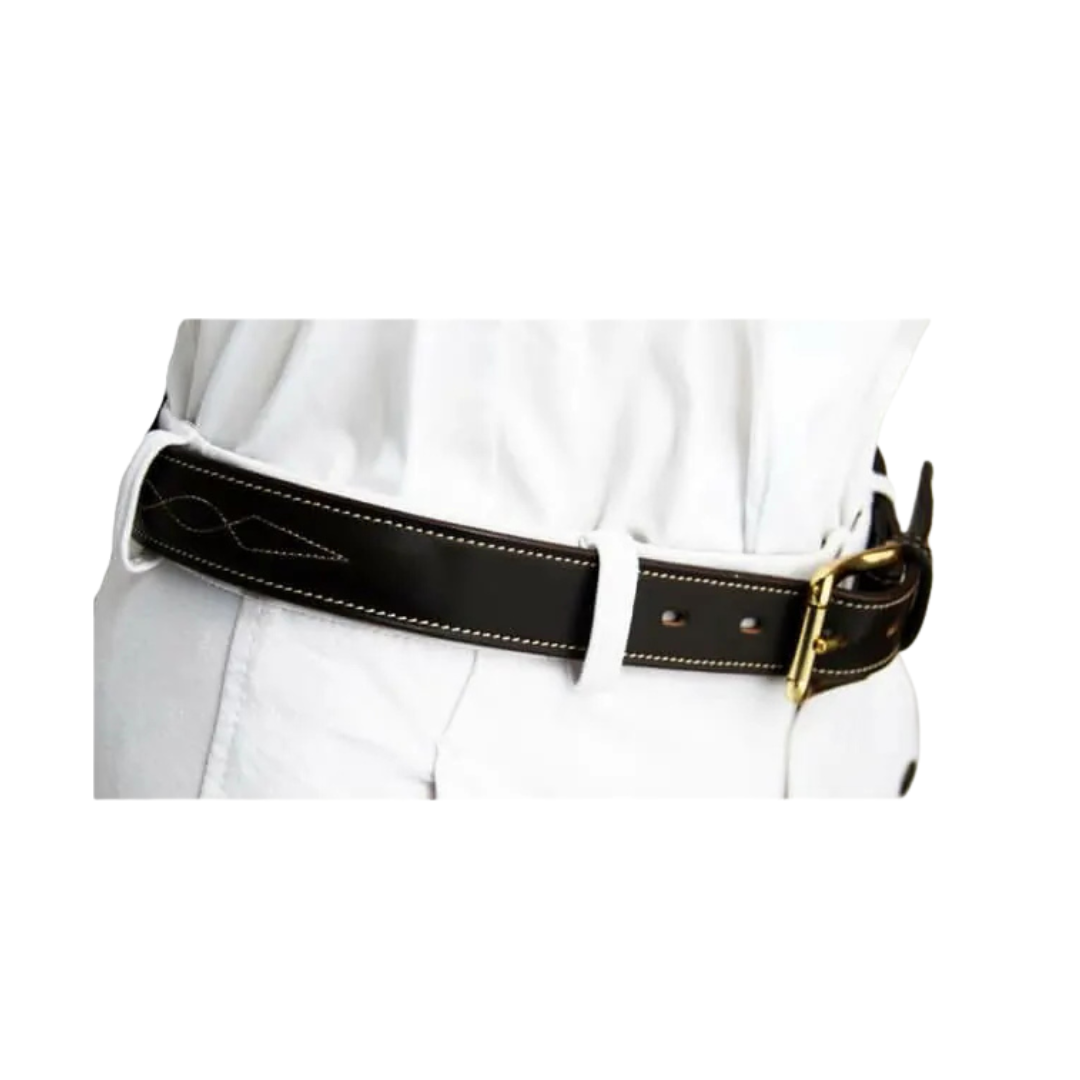Stationata Contrasted Stitching Belt